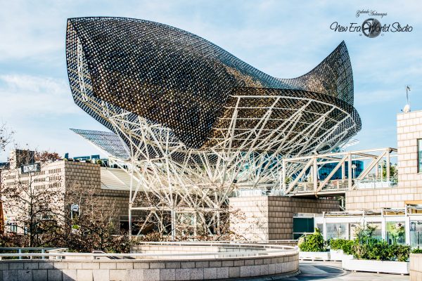 Metallic Fish by Frank O Gehry Port Olimpic Barcelona Spain 2 Foto by Gabriele Ardemagni