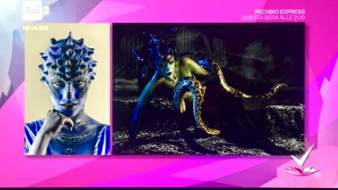 Sexy Alien & Medusa Project on Italian National Television RAIDUE Detto Fatto Halloween Special - Tutorial of the Halloween 2016