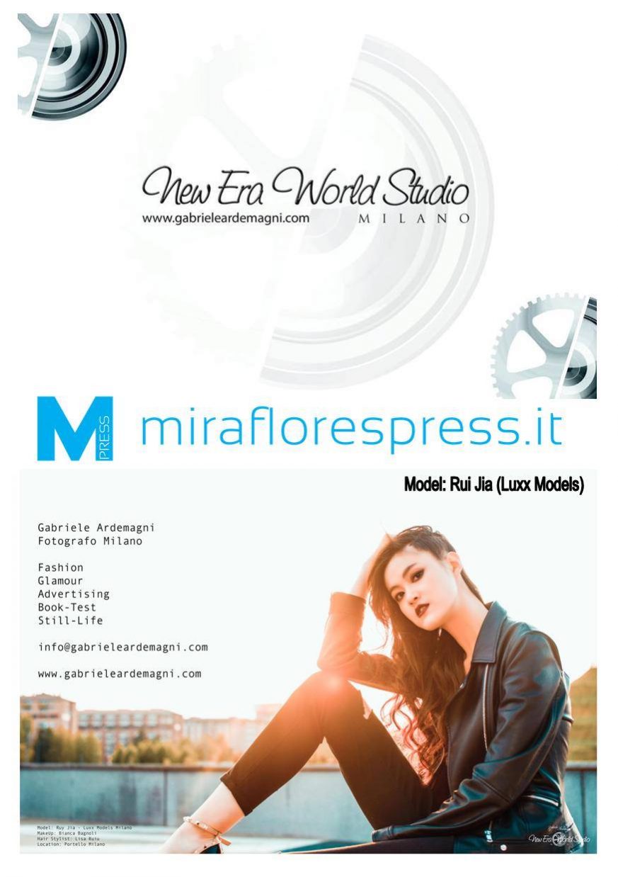 Miraflores Press Gennaio 2017 Modella: Rui Jia Agenzia Luxx Models Milano Mua Bianca Bagnoli HS Lisa Ruiu
