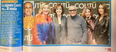 Nuovo Tv #4 31 Gennaio 2017 - Presentazione brand Coutù #francescavaccaro #giorgiopanariello #simonaventura #albaparietti #caterinabalivo