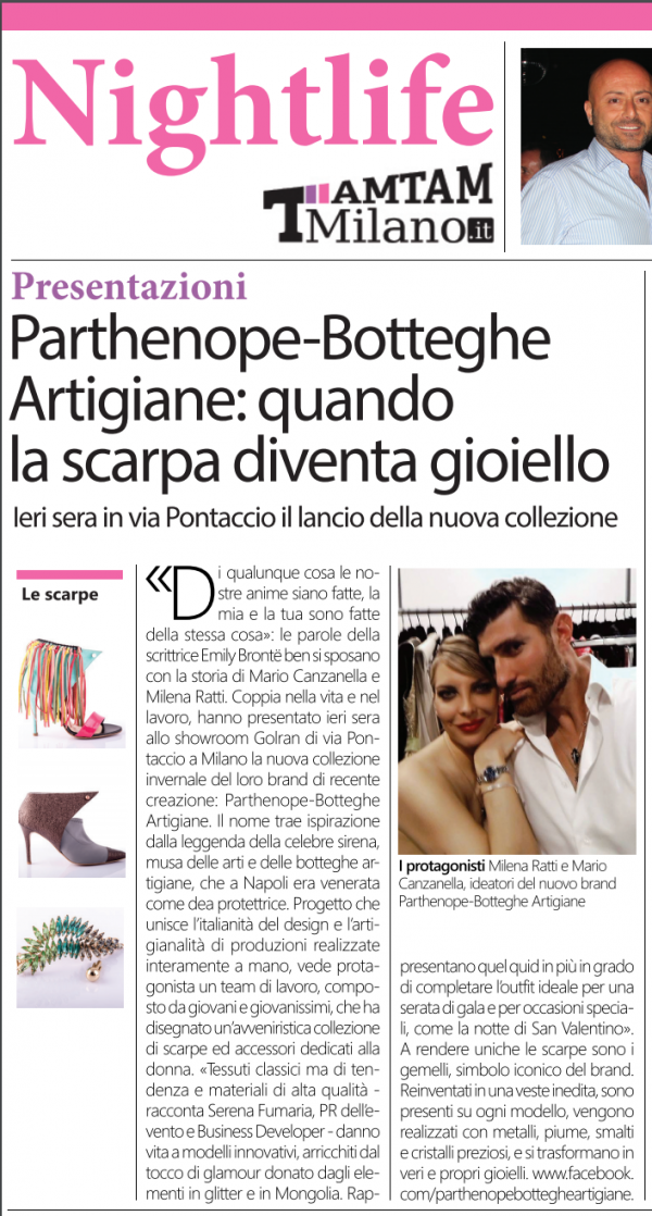 Parthenope Botteghe Artigiane advertising by www.gabrieleardemagni.com