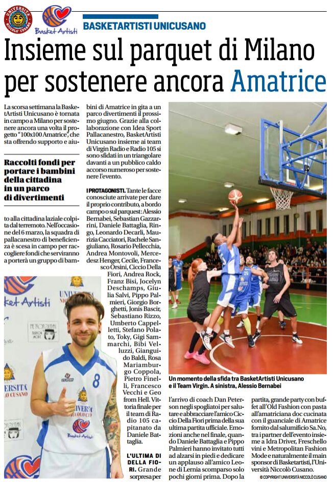 Corriere dello Sport Stadio Basketartisti a Milano Photo: www.gabrieleardemagni.com