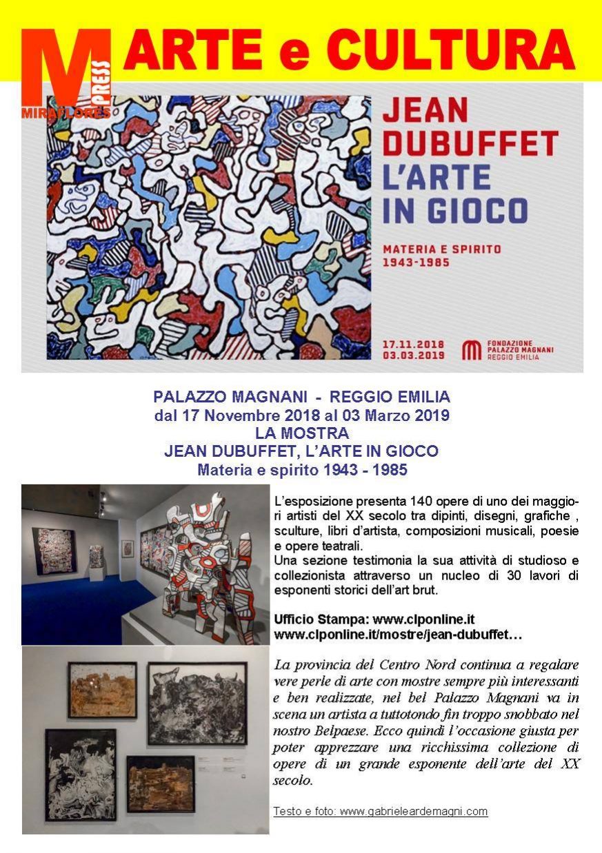 Jean Dubuffet Miraflores Press 111 Gennaio 2019