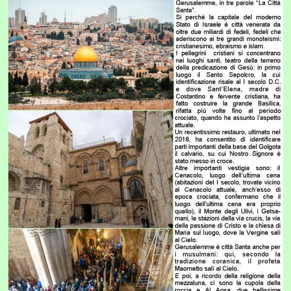 Miraflores Press #114 Aprile 2019 Gerusalemme